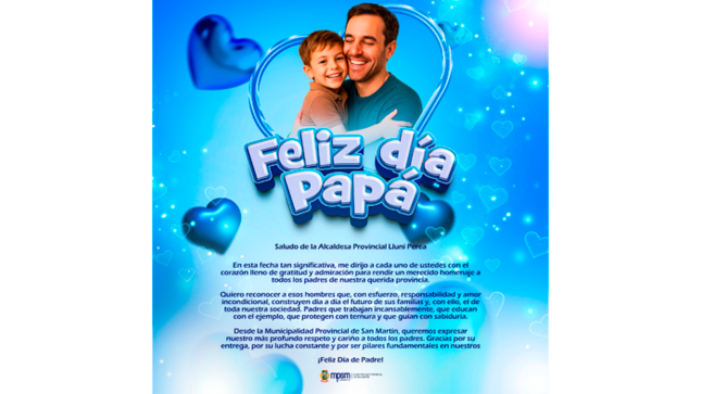 Feliz Día del Padre.