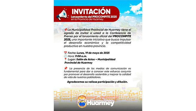 Lanzamiento oficial del PROCOMPITE 2025