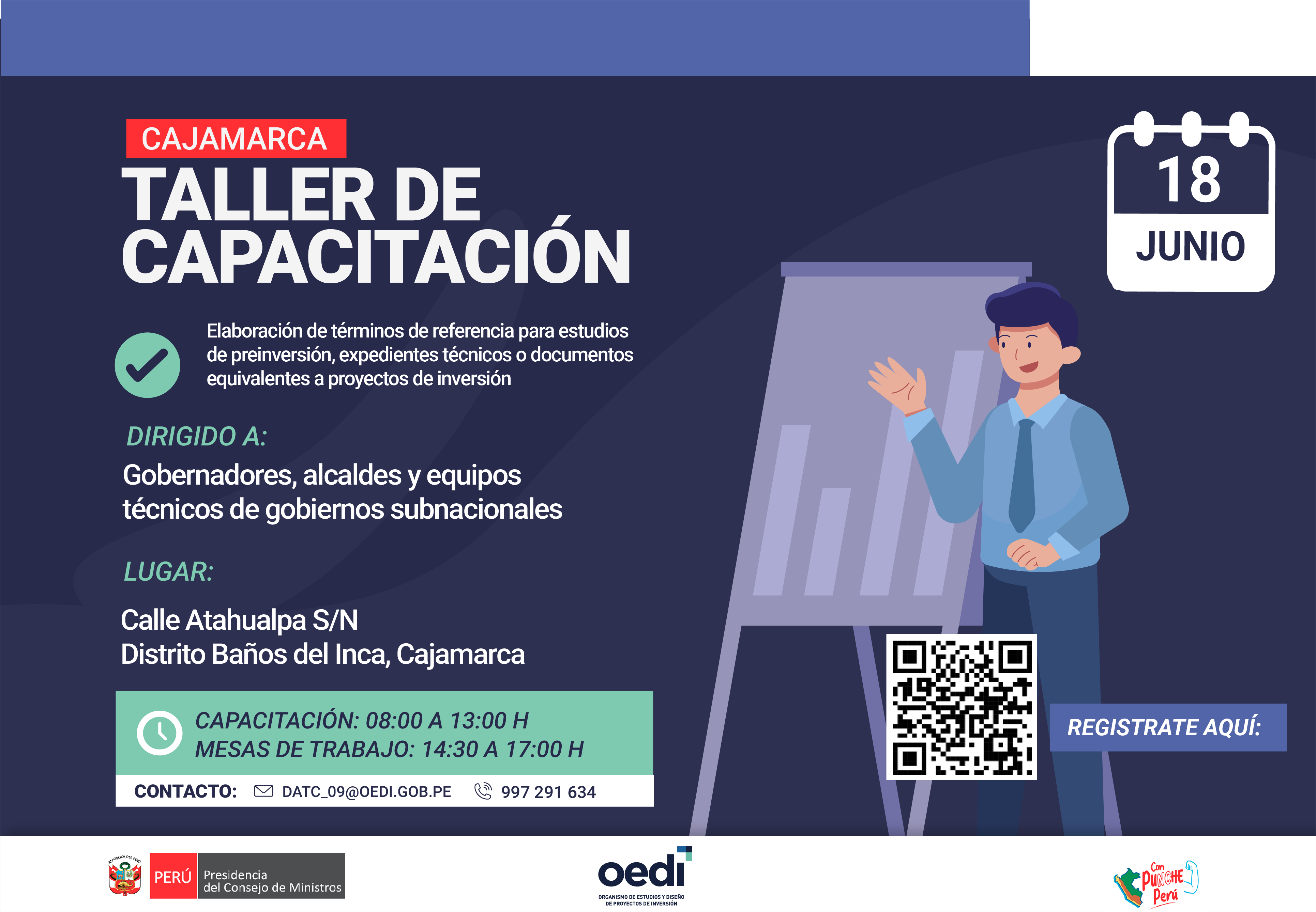 ¡Taller de Capacitación en Cajamarca!