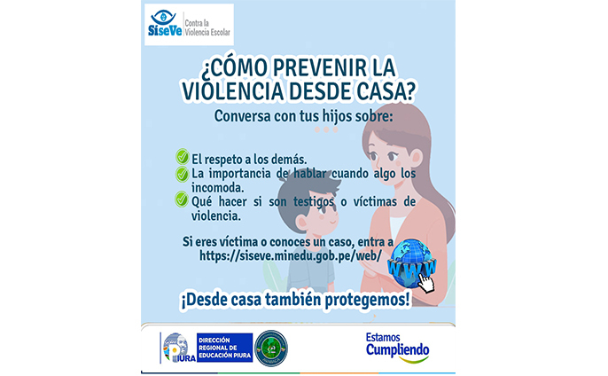¿Cómo prevenir la violencia desde casa?
