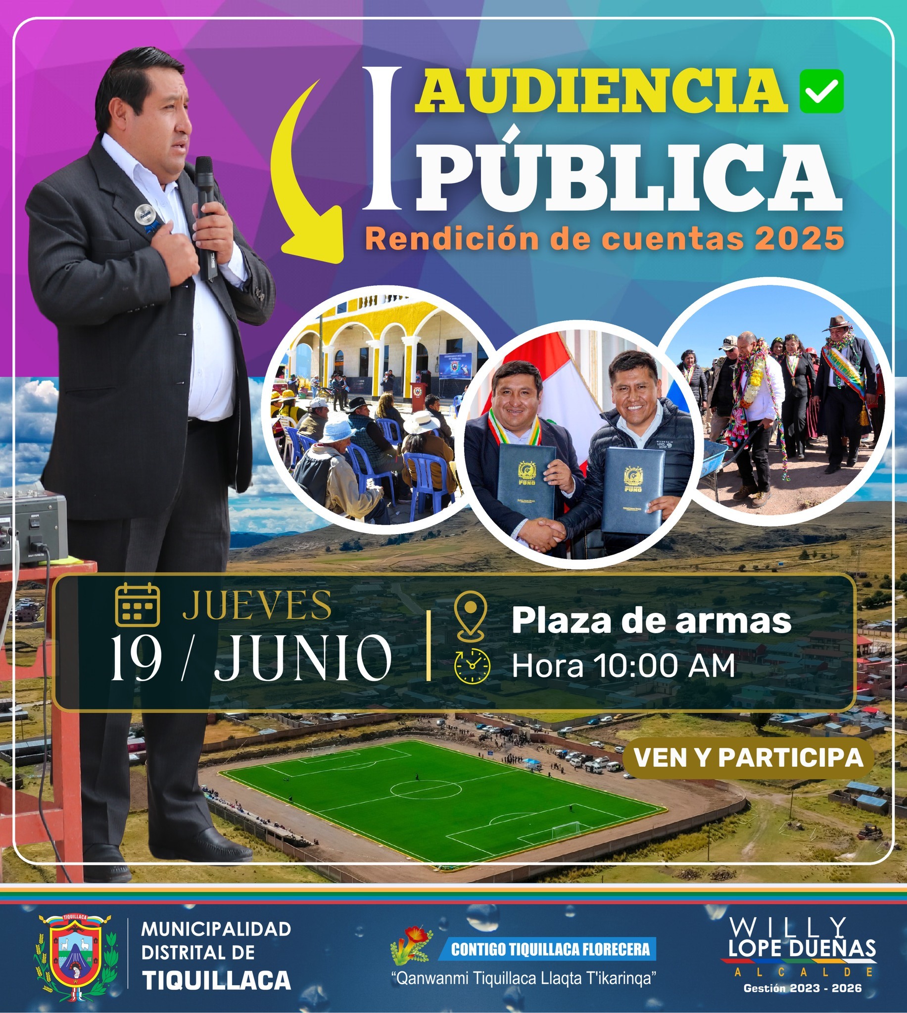 Audiencia pública de rendición de cuentas 2025