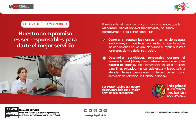 Nuestro compromiso es ser responsable para darte el mejor servicio