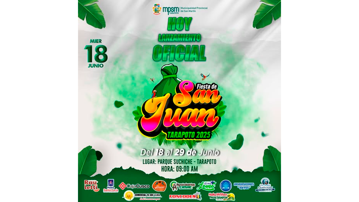 InvitaciΓ³n al lanzamiento de la programaciΓ³n general "Fiesta de San Juan 2025".