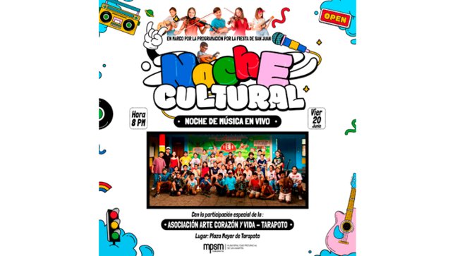 Noche Cultural San Juanera 2025.