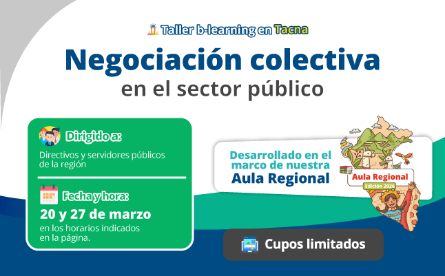 TACNA: Taller B-Learning: Negociación colectiva en el sector público