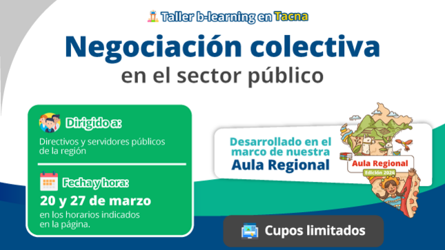 Imagen TACNA: Taller B-Learning: Negociación colectiva en el sector público