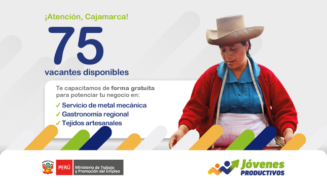 ¡Atención, Cajamarca! Tenemos para ti, capacitación gratuita para el autoempleo