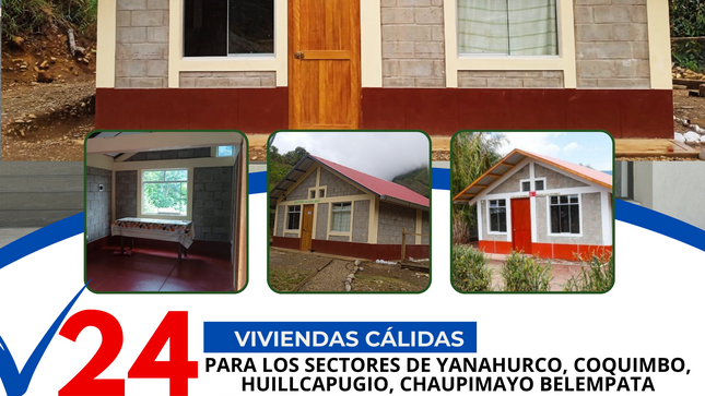 Serán los sectores de Yanahurco, Coquimbo, Huillcapugio y Chaupimayo Belempata