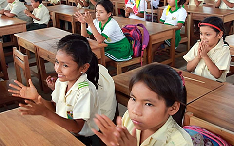 Foto referencial: Escolares de la región Amazonas. 