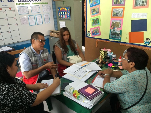 Equipo técnico del PRONIED informa sobre las gestiones para la reconstrucción del CEBE Divina Misericordia.