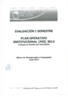 Vista preliminar de documento Evaluación POI 2013 - I Semestre