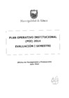 Vista preliminar de documento Evaluación POI 2014 - I Semestre