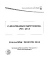 Vista preliminar de documento Evaluación POI 2015 - I Semestre