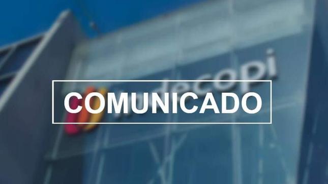 Comunicado del Indecopi rechazando cualquier acto de violencia ante manifestaciones repentinas de grupos radicales del Club Universitario de Deportes