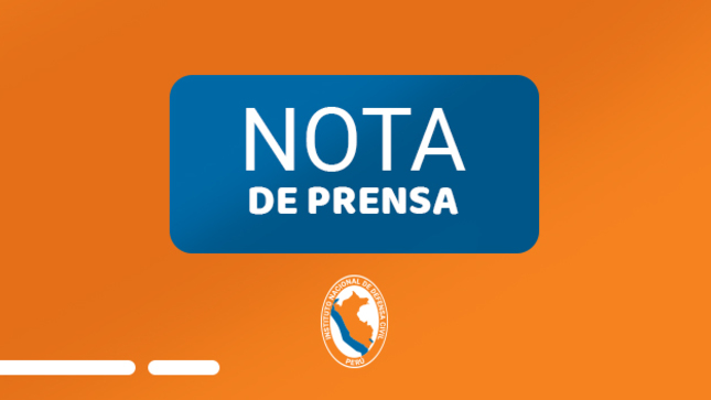 Imagen de Nota de prensa INDECI