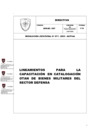 Vista preliminar de documento Directiva de Capacitación Catalogación OTAN