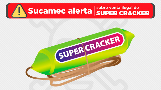 Sucamec alerta venta ilegal de pirotécnico industrial altamente peligroso.