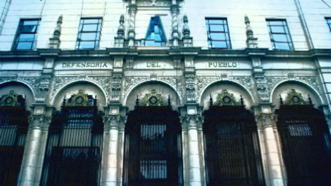 Fachada de la Defensoría del Pueblo