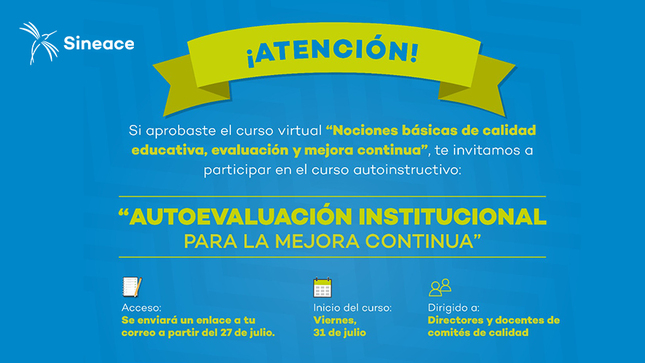 Más de 1700 maestros y directores inician curso sobre autoevaluación institucional