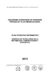 Vista preliminar de documento Plan Operativo Informático 2013