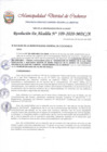 Vista preliminar de documento RESOLUCION DE ALCALDIA N° 109-2020-MDCA