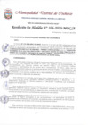 Vista preliminar de documento RESOLUCION DE ALCALDIA N° 106-2020-MDCA