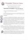 Vista preliminar de documento RESOLUCION DE ALCALDIA N° 085-2020-MDCA