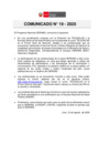 Vista preliminar de documento Comunicado N° 19-2020