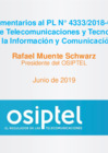 Vista preliminar de documento Comentarios al PL N° 4333 -2018-CR “Ley de Telecomunicaciones y Tecnologías de la Información y Comunicación”