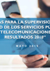 Vista preliminar de documento Normas para la supervisión de la calidad de los servicios públicos de telecomunicaciones y resultados 2018