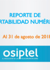 Vista preliminar de documento Reporte de Portabilidad Numérica al 31 de agosto 2018
