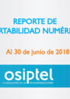 Vista preliminar de documento Reporte de Portabilidad Numérica al 30 de junio 2018