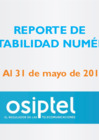 Vista preliminar de documento Reporte de Portabilidad Numérica al 31 de mayo 2018