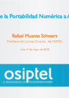 Vista preliminar de documento Resultados de la Portabilidad Numérica a Abril de 2018