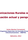 Vista preliminar de documento Comunicaciones Rurales en el Perú, situación actual y perspectiva
