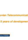 Vista preliminar de documento Presentación del OSIPTEL en Singapur Peruvian Telecommunications 15 years of Development.