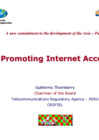 Vista preliminar de documento Presentación OSIPTEL en Tailandia - TELMIN 7 - APECTEL Condiciones esenciales para el Acceso a Internet en la Comunidad de APEC
