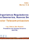 Vista preliminar de documento Presentación en el Foro ANCHAM, Perú "Organismos Reguladores: Nuevos Escenarios, Nuevos Desafíos - Sector Telecomunicaciones"
