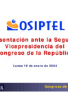 Vista preliminar de documento Presentación ante la Segunda Vicepresidencia del Congreso de la República