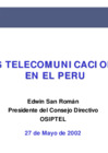 Vista preliminar de documento Las Telecomunicaciones en el Perú