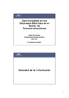 Vista preliminar de documento Oportunidades de las Empresas Eléctricas en el Sector Telecomunicaciones