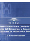 Vista preliminar de documento Presentación ante la Comisión de Defensa del Consumidor y Organismos Reguladores de los Servicios Público