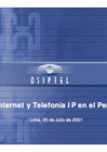 Vista preliminar de documento Internet y Telefonía IP en el Perú
