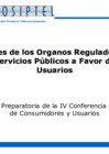 Vista preliminar de documento Acciones de los Órganos Reguladores de los Servicios Públicos a favor de los usuarios