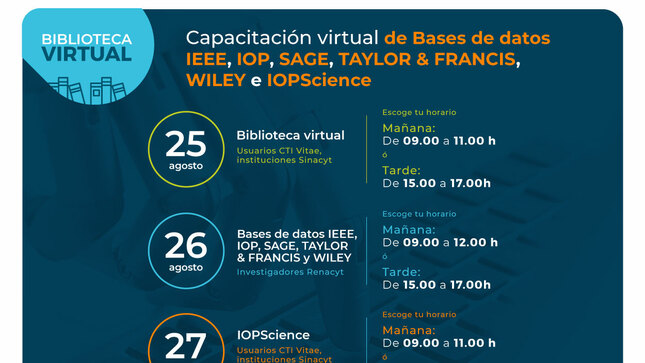 Fechas de capacitacion