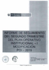 Vista preliminar de documento Evaluacion del POI 2019 (II Trimestre 2019) I Modificacion