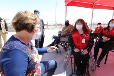 ministra y coordinadora regional del conadis en tacna
