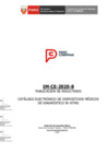 Vista preliminar de documento publicación de resultados IM-CE-2020-8