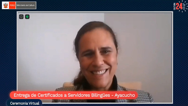 Carolina Barrios Valdivia, presidenta del Consejo Directivo Ad Hoc del Sineace