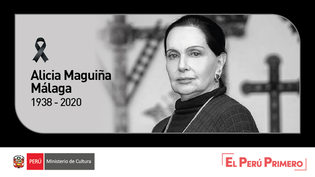 Ministerio de Cultura lamenta el sensible fallecimiento de la cantautora peruana Alicia Maguiña Málaga.